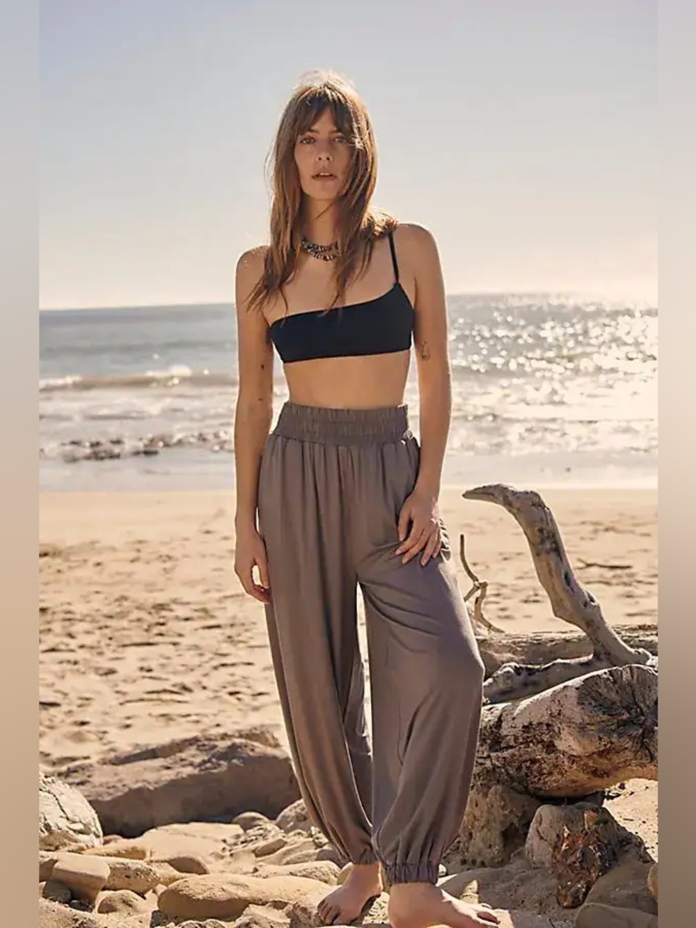 FREE PEOPLE BEACH ALI PANTS | LARGE - Picture 12 of 15
